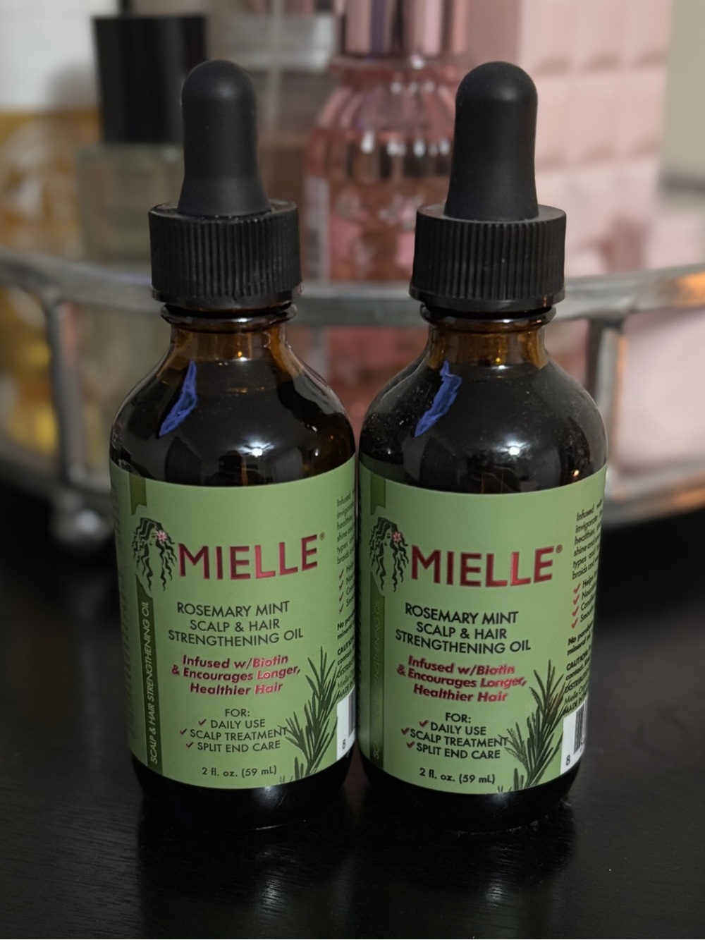 Mielle Rosemary Mint Scalp & Hair Strengthening Oil - Green Label